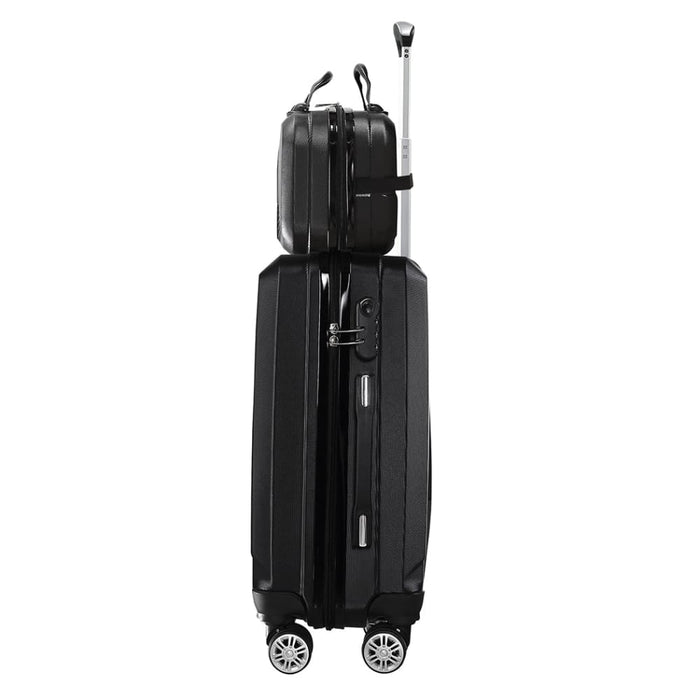 Goslash Picks 2pcs 51 Cmtravel Luggage Set Black
