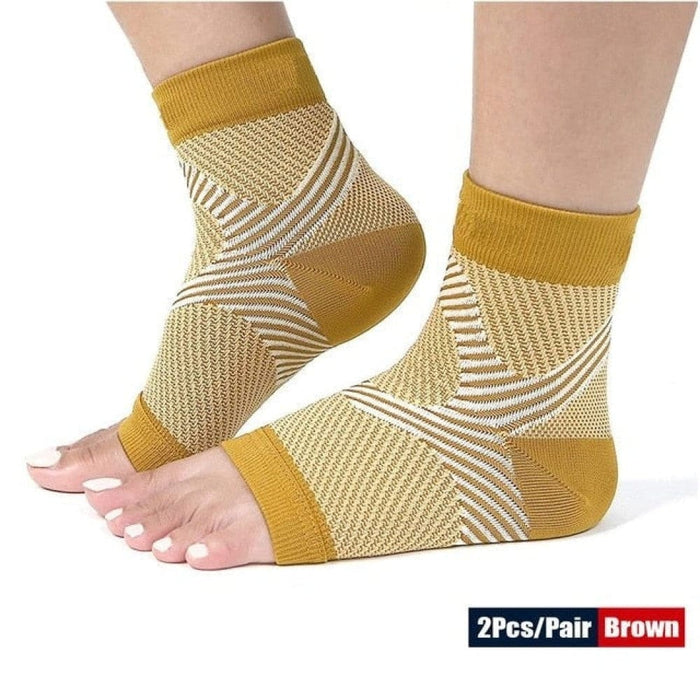 2pcs Ankle Compression Brace Foot Socks for Plantar