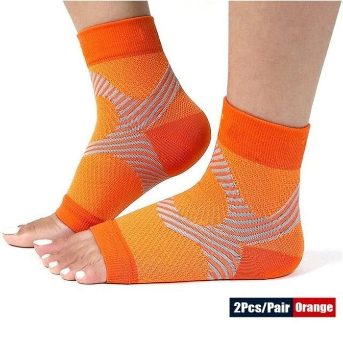 2pcs Ankle Compression Brace Foot Socks for Plantar
