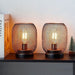 2pcs Battery Powered Cordless Round Shaped Table Lamp