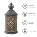 2pcs Hollow - out Diamond Shaped Standing Lamp For Home