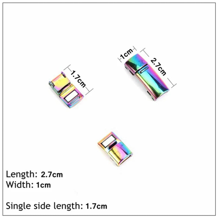 2pcs Matte Metal Magnetic Buckle Lock 28colours Af1 Sneaker