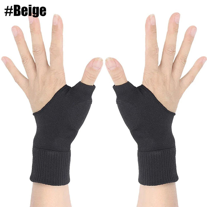 2pcs/pair Sports Hand Wrist Thumb Compression Gloves