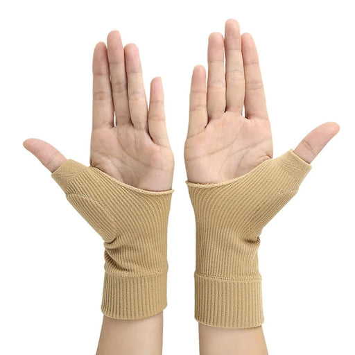 2pcs/pair Sports Hand Wrist Thumb Compression Gloves