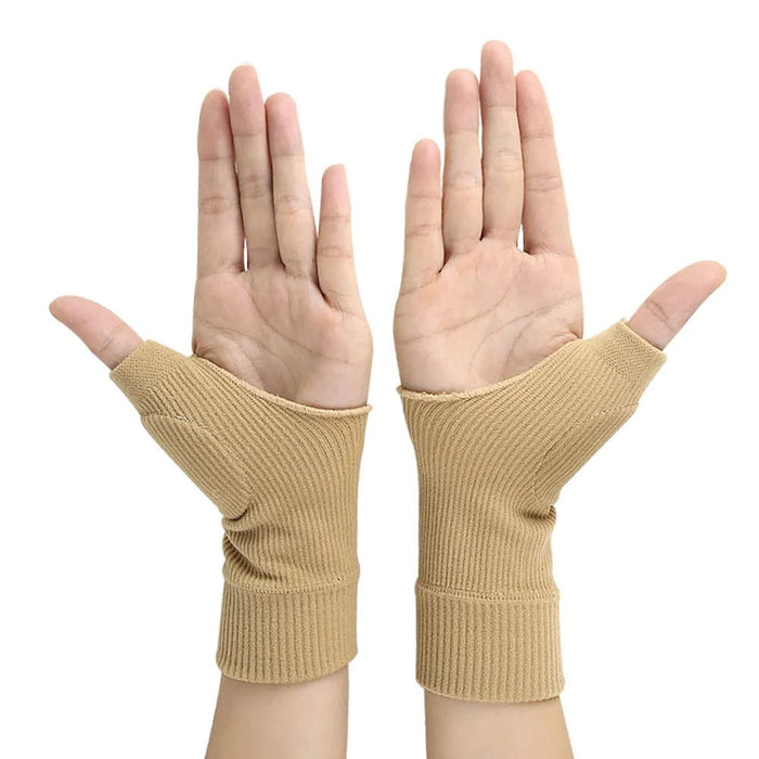 2pcs/pair Sports Hand Wrist Thumb Compression Gloves