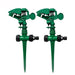 2pcs Lot Prinkler 360 Degree Adjustable Lawn Grass Rotatable