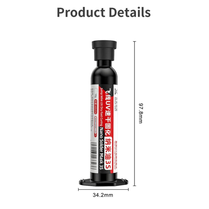 2pcs Qianli Mega Idea Nano Solder Mask 3s Jump Wire Uv Dry