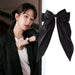 2pcs Satin Bow Hair Clips Elegant Spring Pins for Girls