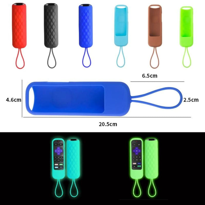 2pcs Silicone Case For Tcl Roku 3600r/3900/voice Rcal7r