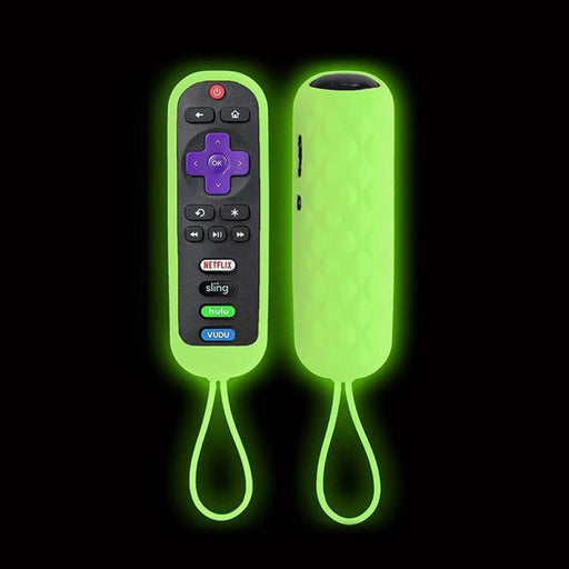 2pcs Silicone Case For Tcl Roku Rc280/rc282 Oval Remote