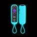 2pcs Silicone Case For Tcl Roku Rc280/rc282 Oval Remote