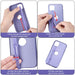 2pcs Tpu Clear Hand Band Silicone Grip Phone Finger Ring