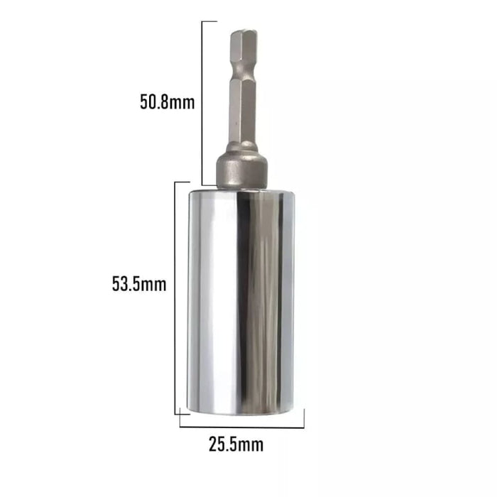 2pcs Set Universal Torque Wrench Head Socket Sleeve 7 19mm