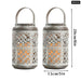 2pcs Vintage Flameless Led Hanging Candle Holders For Home