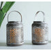 2pcs Vintage Flameless Led Hanging Candle Holders For Home