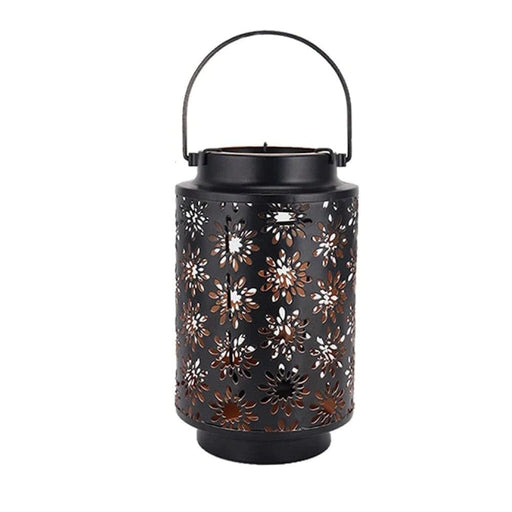 2pcs Vintage Flower Pattern Candle Holder Lanterns