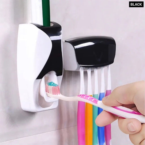2pcs Wall Mount Dust - proof Automatic Toothpaste Dispenser