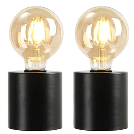 2pcs Wireless Battery Powered Table Lamp For Bedroom Home