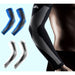 2pcs/pair Anti-uv Ice Silk Cooling Arm Sleeves for Cycling