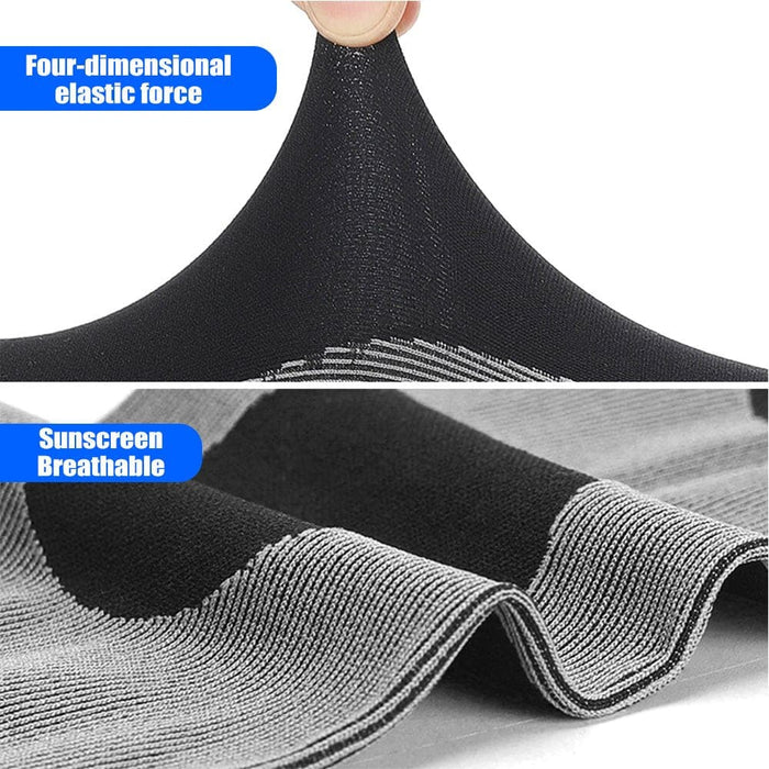 2pcs/pair Anti-uv Ice Silk Cooling Arm Sleeves for Cycling