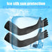 2pcs/pair Anti-uv Ice Silk Cooling Arm Sleeves with Finger