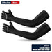 2pcs/pair Anti-uv Ice Silk Cooling Arm Sleeves with Finger