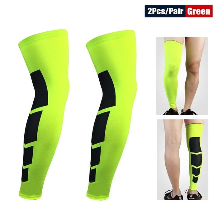 2pcs/pair Anti-slip Breathable Long Leg Bracefor Basketball