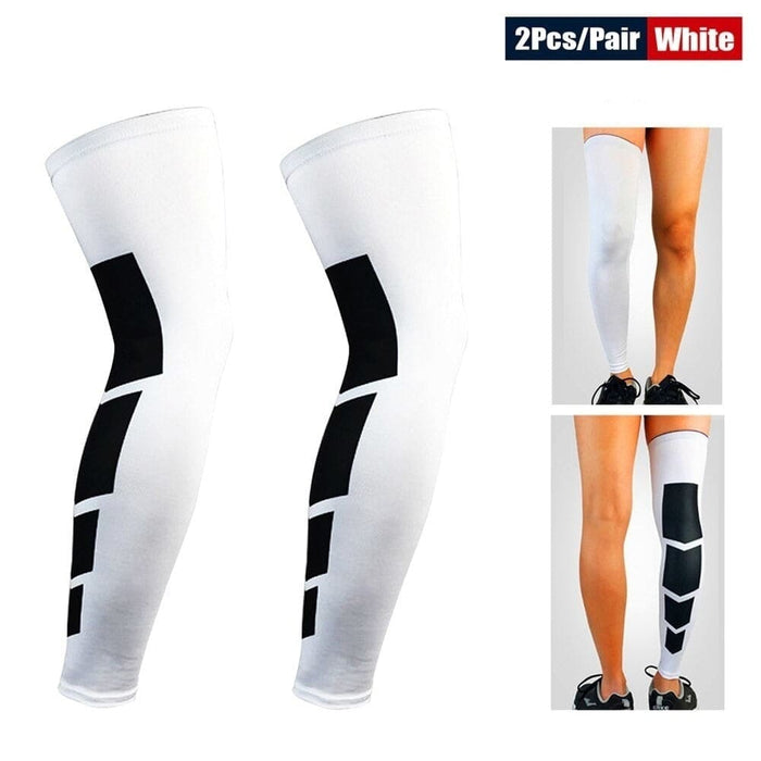 2pcs/pair Anti-slip Breathable Long Leg Bracefor Basketball