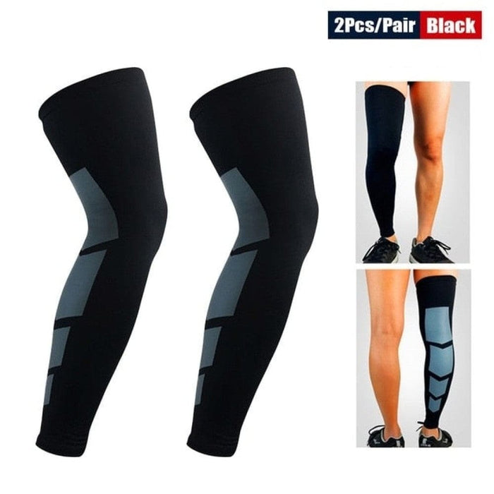 2pcs/pair Anti-slip Breathable Long Leg Bracefor Basketball