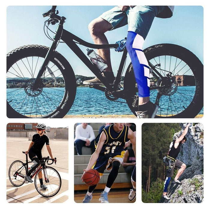 2pcs/pair Anti-slip Breathable Long Leg Bracefor Basketball