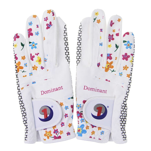 2pcs/pair Pu Leather Soft Anti-skid Breathable Golf Gloves