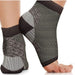 2pcs/pair Open Toe Ankle Compression Socks with Arch