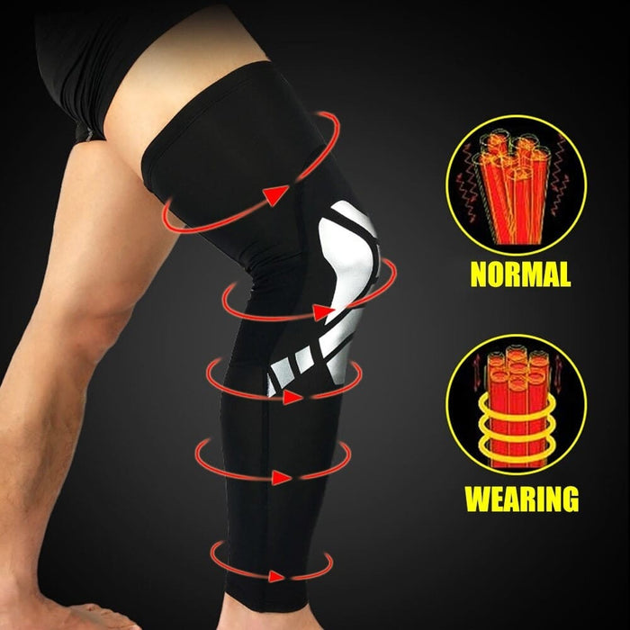 2pcs/pair Sun Protection Full Leg Long Sleeves for Running