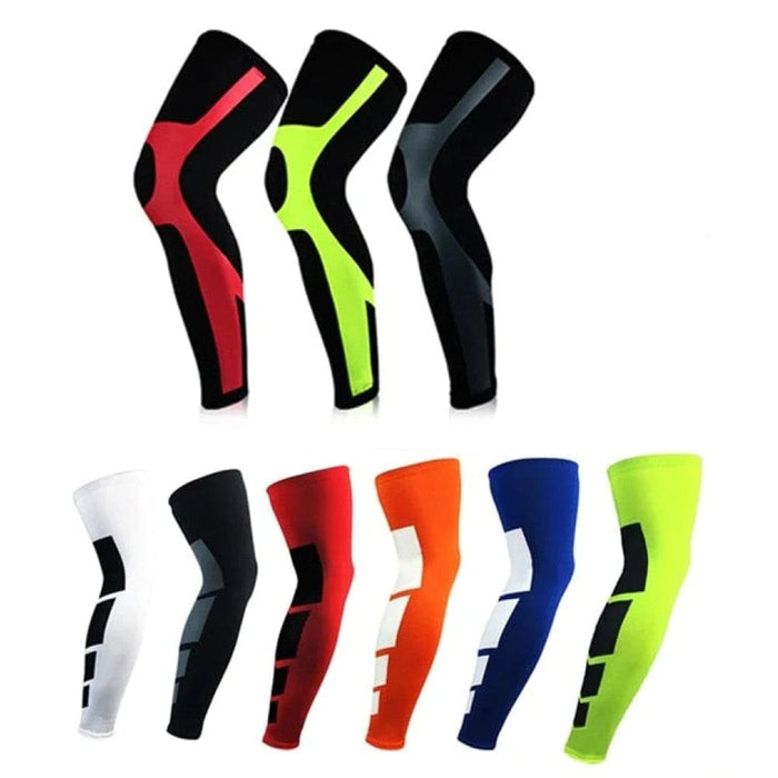 2pcs/pair Sun Protection Full Leg Long Sleeves for Running