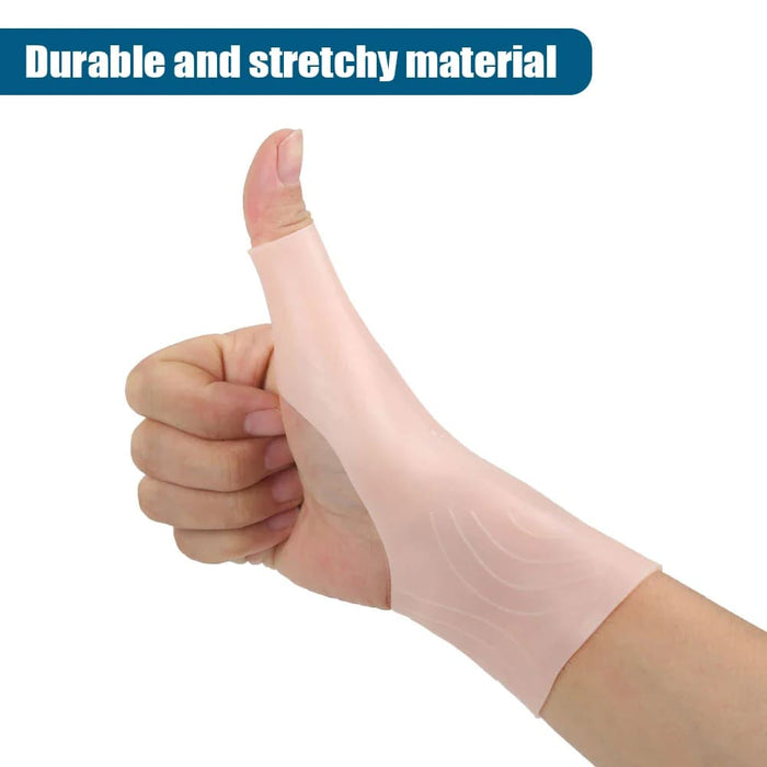 2pcs/pair Silicone Gel Thumb Wrist Gloves For Tenosynovitis