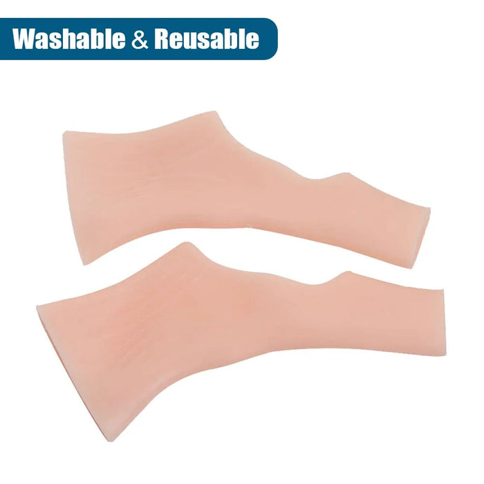 2pcs/pair Silicone Gel Thumb Wrist Gloves For Tenosynovitis
