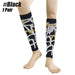 2pcs/pair Sports Graffiti Calf Socks For Men Women