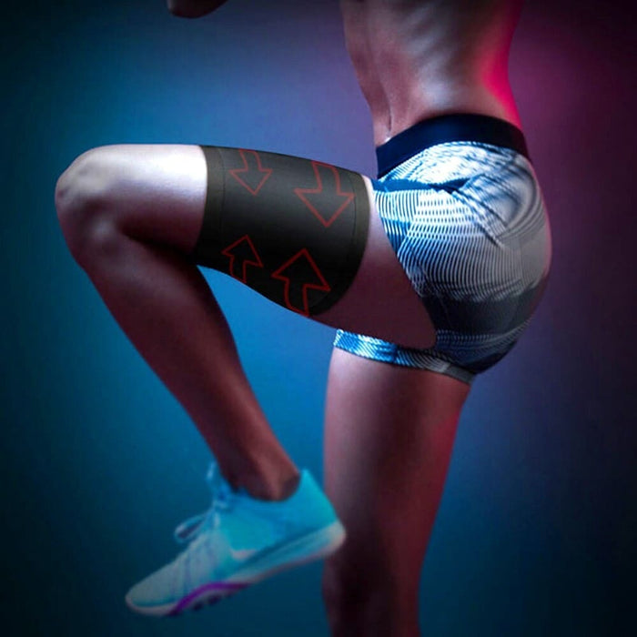 2pcs/pair Thigh Wrap Leg Brace Support Sleeves for Pulled