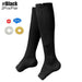 2pcs/pair Zipper Compression Skin Protection Open Toe Socks