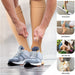2pcs/pair Zipper Compression Skin Protection Open Toe Socks