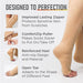 2pcs/pair Zipper Compression Skin Protection Open Toe Socks