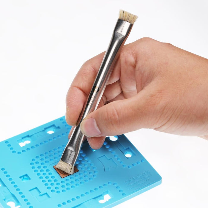 2uul Double Head Cleaning Bristle Brush