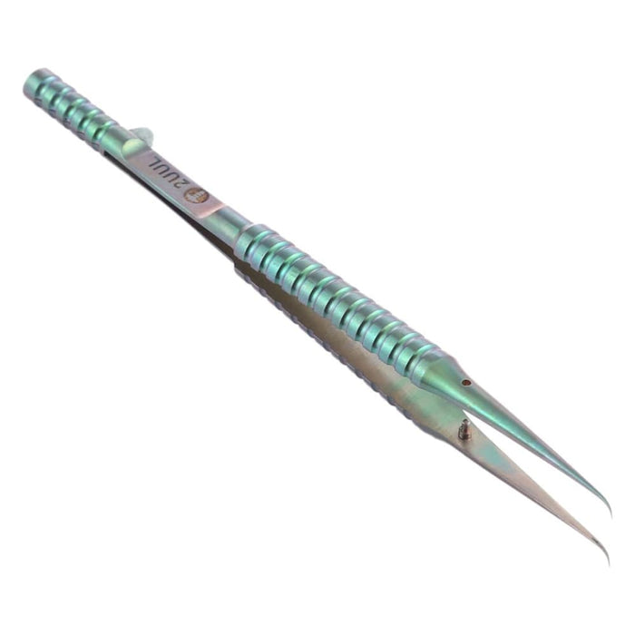 2uul Ti02 Titanium Alloy Curved Tweezers
