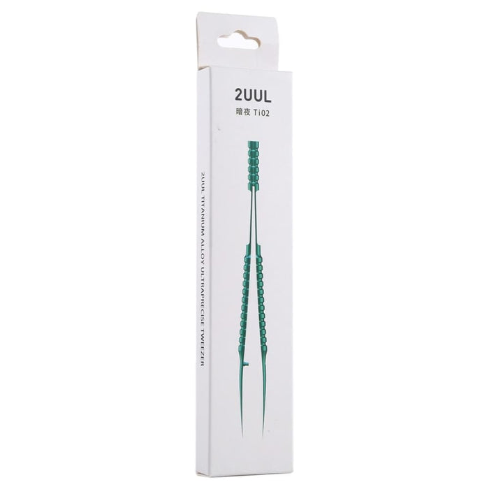 2uul Ti02 Titanium Alloy Curved Tweezers