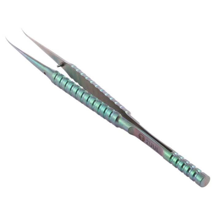 2uul Ti02 Titanium Alloy Curved Tweezers