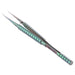 2uul Ti02 Titanium Alloy Curved Tweezers
