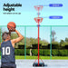 3.05m Basketball Hoop Stand System Net Ring