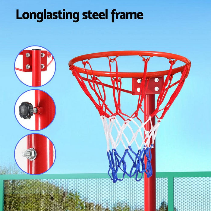 3.05m Basketball Hoop Stand System Net Ring