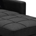 3-in-1 Convertible Lounge Chair Bed by Sarantino - Black