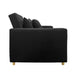 3-in-1 Convertible Lounge Chair Bed By Sarantino - Black